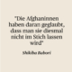 Zitat aus einem Interview über Frauenrechte in Afghanistan für stern.de.