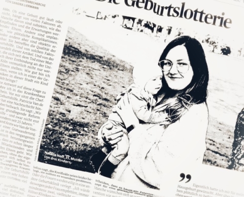 Reportage über die Geburtshilfe in Köln im Kölner Stadt-Anzeiger.