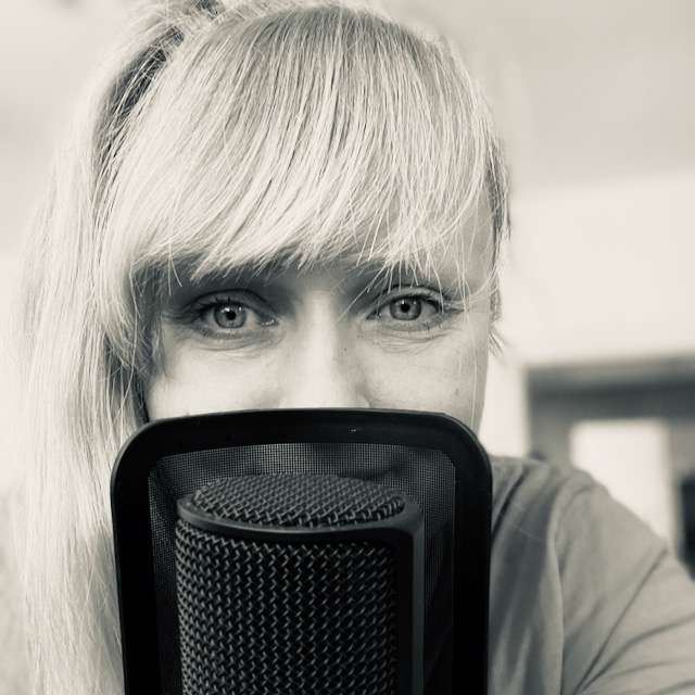 Alexandra Eul bei den Aufnahmen eines Podcasts.